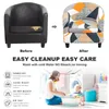 2 kusy potahu na židle Club Chair Covers, Stretch Printed Náhled obrázku produktu 6
