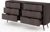 BETTSO Kommode ARVIS - Luxus Design, 6 Schubladen, Eiche Produktbild-Vorschau 2