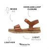 Tamaris Damen Wide Fit Damen Sandalen flach aus Leder mit Produktbild-Vorschau 2