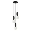 Lampa wisząca czarna szklane białe kule ALDEVA Italux Podgląd zdjęcia produktu 1