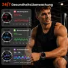 1500mAh Smartwatch Herren mit GPS integriert,24/7 Produktbild-Vorschau 6
