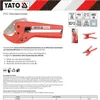 YATO Profesionálne nožnice na PVC 42 mm Náhľad obrázku produktu 6