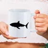 Huuraa Kaffeetasse Hai Silhouette 330ml Weiß Keramik Produktbild-Vorschau 3