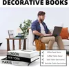 Sada 3 Dekorativních Knihových Krabic Schovávek Organizér Náhled obrázku produktu 5