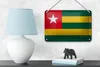 Blechschild Flagge Togo 18x12cm Flag of Togo Vintage Produktbild-Vorschau 4