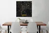 MuchoWow® Poster Stadtplan - Deutschland - Gold - Lingen - Produktbild-Vorschau 2
