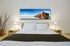 120 x 40 cm Bild auf Leinwand Haus bunt Strand 5716-SCT Produktbild-Vorschau 3
