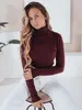 Dstreet Damen-Rollkragenpullover Vanoria bordo M/L Produktbild-Vorschau 3