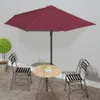 Ombrellone da balcone in alluminio rosso Bordeaux Anteprima dell’immagine prodotto 2
