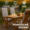 Pillows24 Polštář pro venkovní židle -120x50x8 cm / Tmavě Náhled obrázku produktu 2