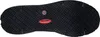 The bottom view of a black sneaker sole. Voir les images du produit