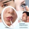 Zrcadlo s 30násobným zvětšením a osvětlením, velké (15 cm), Náhled obrázku produktu 4