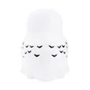 A white owl-shaped lamp with black markings, shown from the back. Anteprima dell’immagine prodotto