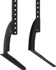 Two black TV stand legs are shown against a white background. Anteprima dell’immagine prodotto
