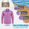 Karo Bayerisches Trachtenhemd hemd für lederhosen Produktbild-Vorschau 5