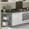 Kondela Arbeitsplatte PD 2,8 cm - metallic braun grau Produktbild-Vorschau 2