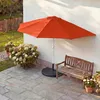 Sonnenschirm halbrund Parla, Halbschirm Balkonschirm, UV Produktbild-Vorschau 1