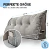 Björn&Schiller Rückenkissen grau 120 cm - Lesekissen für Produktbild-Vorschau 2