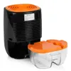 A black and orange dehumidifier with its water tank detached, shown on a white background. Anteprima dell’immagine prodotto