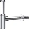 doporro Design Siphon S05, rund, edel verchromt, Abfluss Produktbild-Vorschau 1