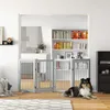 PawHut – ohrada pro psy, 91 cm, ochranná dřevěná ohrada, Náhled obrázku produktu 2
