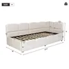 A diagram of a bed with dimensions indicated. Anteprima dell’immagine prodotto