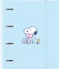 Krúžkový zakladač Snoopy Love Blue 27 x 32 x 3,5 cm Náhľad obrázku produktu 1