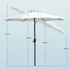 Sekey Sonnenschirm 3 x 3 m Aluminium Gartenschirm mit Produktbild-Vorschau 6