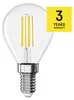 LED žárovka Filament Mini Globe  / E14 / 7 W (75 W) / 1055 lm / teplá bílá Produktbild-Vorschau