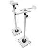 Zwei Lautsprecher Stative weiß Audio Monitor Ständer Produktbild-Vorschau 4