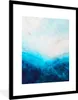 MuchoWow® Gerahmtes Poster Farbe - Meer - Blau - Abstrakt - Produktbild-Vorschau 1