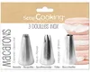 ScrapCooking 3er-Set Spritztüllen Edelstahl für Macarons Produktbild-Vorschau 3