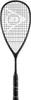 A black squash racket is shown against a white background. Produktbild-Vorschau