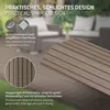 ML-Design WPC Abschlussleiste gerade Dunkelbraun für Produktbild-Vorschau 4