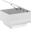 Tavolino quadrato 60x60 cm NORAN - bianco lucido Anteprima dell’immagine prodotto 3