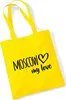 Huuraa Jutebeutel Moscow my love 10 Liter Yellow Baumwolle Produktbild-Vorschau 1