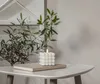 Świeca Led woskowa filarowa FLAMME DOT biała 9,5cm Podgląd zdjęcia produktu 5