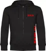 multifanshop Kapuzen Sweatshirt Jacke - Berlin rot - Brust Produktbild-Vorschau 1