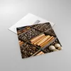 Bilder auf glas - Zimt Vanille Kaffee Getreide - 70x70cm - Produktbild-Vorschau 2