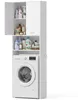 HOMCOM Waschmaschinenschrank, Hochschrank, Toilettenregal Produktbild-Vorschau 1