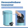 WENKO Treteimer Mod. Leman 3 Liter mit herausnehmbarem Produktbild-Vorschau 4
