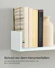 SONGMICS Wandregal 3er Set weiß U-Form 30/35/40 cm Cube Produktbild-Vorschau 3