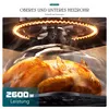 Heißluftfritteuse 10L Airfryer, Doppel Heissluftfritteuse 2 Produktbild-Vorschau 3