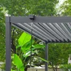 PRIMEYARD Pergola 3x6 m Pfosten und Lamellendach aus Stahl Produktbild-Vorschau 7
