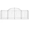 vidaXL Gabionen mit Hochbogen 7 Stk. 200x50x60/80 cm Produktbild-Vorschau 5