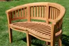 ALEOS. TEAK Bananenbank Gartenbank Parkbank Sitzbank Produktbild-Vorschau 6