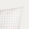 HOMLA Pościel WHISPER bawełniana w beżową kratkę 220x200 + Podgląd zdjęcia produktu 3
