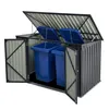 Juskys 3er Mülltonnenbox Namur 3 x 120 Liter Tonnen - 2 m² Produktbild-Vorschau 1