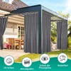 Outdoor Vorhänge Wasserdicht Blickdicht Sonnenschutz Produktbild-Vorschau 2