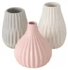 Boltze 3er Set Blumen Vase Wilma 14cm Blumenvase klein Produktbild-Vorschau 1